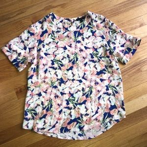 J Crew Top 100% silk
